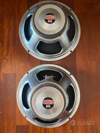 Coppia Celestion G12P-80 Nuovi 80W 8Ohm 12”