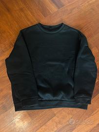 felpa nera “Brooklyn” unisex