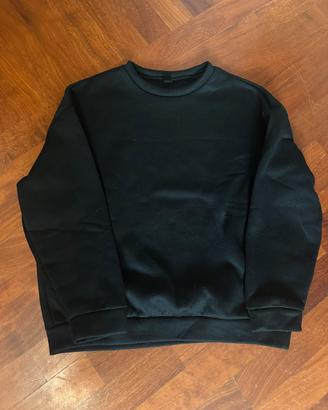 felpa nera “Brooklyn” unisex