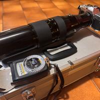 Canon AF1 con teleobiettivo