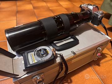 Canon AF1 con teleobiettivo