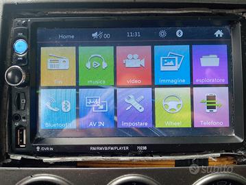 autoradio 2 din bluetooth USB aux ecc 