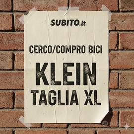 bici Klein taglia XL