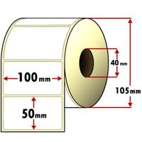 Etichette adesive mm 100x73 carta vellum - anima 4