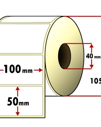 Etichette adesive mm 100x73 carta vellum - anima 4
