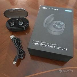 Cuffie Auricolati True Wireless Earbuds MYCARBON