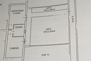 Bilocale arredato con giardino privato e box