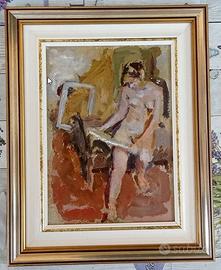 MODELLA CRITICA IL QUADRO - VITTORIO CUSATELLI