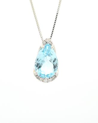 Collana Miluna con topazio e diamanti