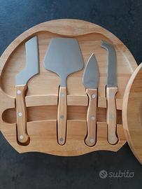 Set formaggi tagliere + coltelli