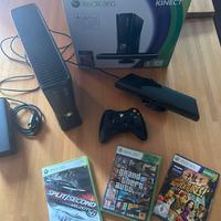 Xbox 360 Kinect  con giochi