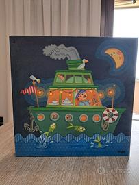 Quadretto in tela Haba con luce