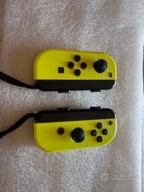 Joycon giallo fosforescente nintendo switch