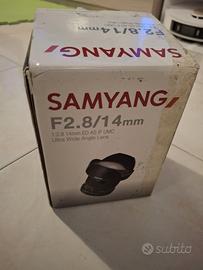 Samyang Obiettivo 14mm F/2,8 ED AS IF UMC per Sony