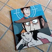 Set di 3 mattonelle Serie Lupin e Margot 