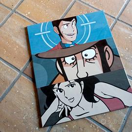 Set di 3 mattonelle Serie Lupin e Margot 