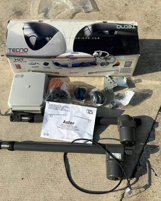 Kit automazione cancello a battente TECNO 230V