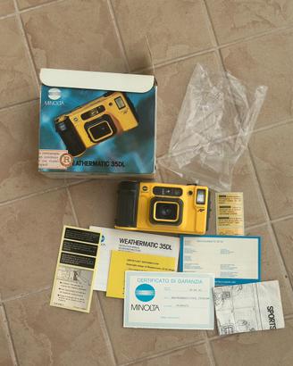 Minolta Weathermatic 35DL Vintage Subacquea 35mm