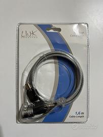 Cavo di blocco laptop pc. Link creative