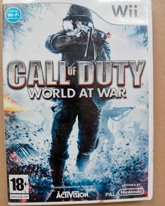 videogioco wii call of duty word at war
