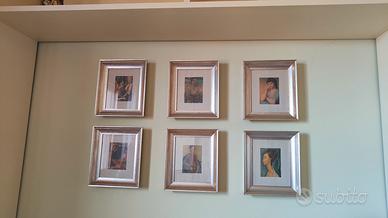 6 quadri cm 28,5 x 33