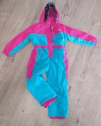 Tuta da neve e sci per bambina e scarponcini n.36