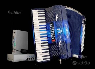 Fisarmonica Musictech Music Maker50 blu sfumato