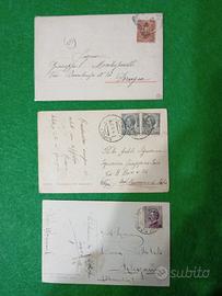 3 cartoline viaggiate