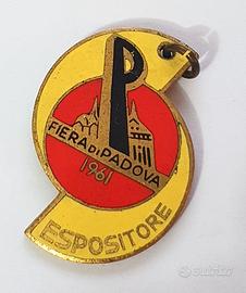 Medaglia Espositore Fiera di Padova 1961 Bertoni