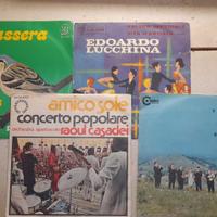 FOLK LISCIO EMILANO ROMAGNOLO lotto rari vinili 45