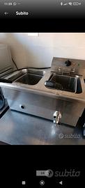 Friggitrice professionale doppia vasca