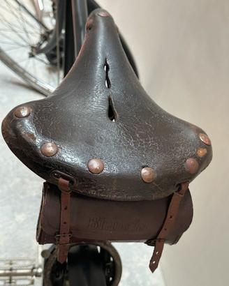 Sella epoca Bianchi in cuoio