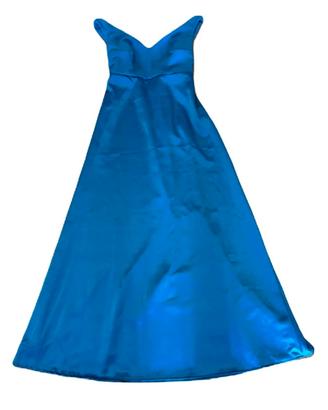Vestito lungo in cady stile impero