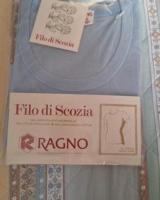 Maglia corta intima Ragno Filo di Scozia 