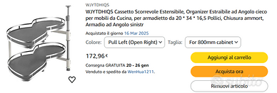 Cassetto Scorrevole Estensibile