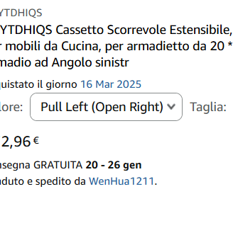 Cassetto Scorrevole Estensibile
