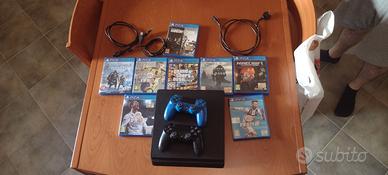 PS4slim+controller+giochi