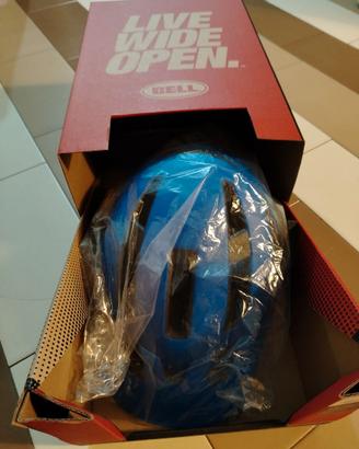 Casco bici junior bell matte dark blue nuovo