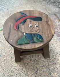 Sgabello per bambini pinocchio