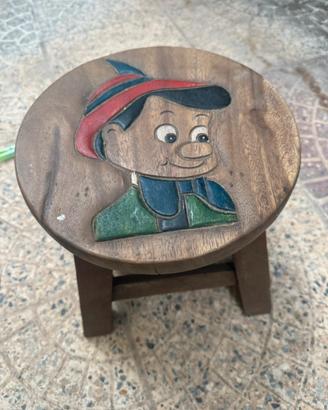 Sgabello per bambini pinocchio