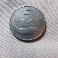 5 lire  1956