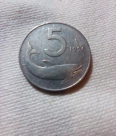 5 lire  1956