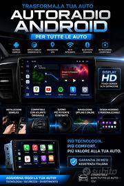 Autoradio android per tutte le auto