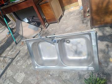 lavandino acciaio da appoggio