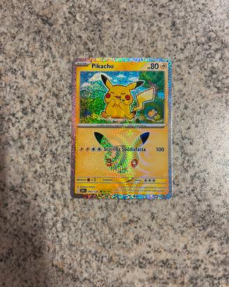 Carta pokemon Pikachu (050) 30° Anniversario ita