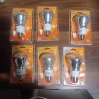 Lotto 6 lampade a risparmio energetico riflettore