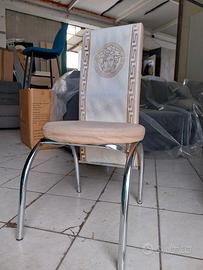 tavolo e 5 sedie di design serie medusa anni 70.