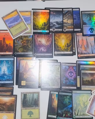 Lotto terre Full Art/foil mtg Magic the gathering 