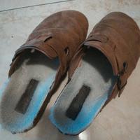 Ciabatte con pelo modello Boston TG.39