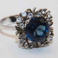 Stupendo anello vintage argento pietre